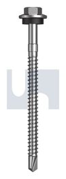METAL SDS HEX HEAD + WASHER CL4 MET SEAL HX S:12-14X 75 thumbnail 2