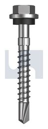METAL SDS HEX HEAD + WASHER CL4 MET SEAL HX S:14-10X 50 thumbnail 2