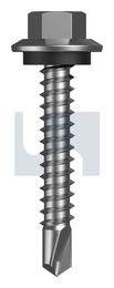 BDX METAL SDS HEX HEAD+WASHER X9 MET SEAL HX:12-14X 35 thumbnail 2
