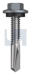 s500 SDS HEX HEAD + WASHER CL4 BA S500 SEAL HX:12-24X 32 thumbnail 2