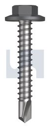 METAL SDS FLANGED HEX HEAD CL3 BA MET FLG HX:12-14X 35 thumbnail 2