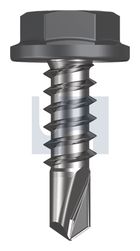 METAL SDS FLANGED HEX HEAD CL4 BA MET FLG HX:10-16X 16 thumbnail 2