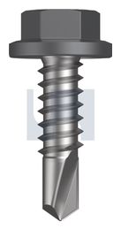 METAL SDS FLANGED HEX HEAD CL4 BA MET FLG HX:14-14X 22 thumbnail 2