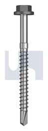 METAL SDS FLG HEX HEAD CL4 BA MET FLG HX S:14-10X 75 thumbnail 2