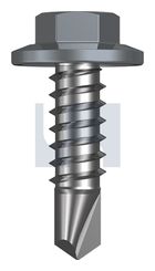 METAL SDS 5/16AF FLANGED HEX CL4 BA MET 5/16AF HX:14-14X 22 thumbnail 2