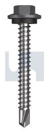 METAL SDS HEX HEAD + WASHER CL4 BA MET SEAL HX:12-14X 45 thumbnail 2