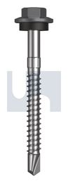 METAL SDS HEX HEAD + WASHER CL4 BA MET SEAL HX S:12-14X 55 thumbnail 2
