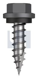 TYPE 17 HEX HEAD + WASHER CL4 BA T17 SEAL HX:14-10X 25 thumbnail 2