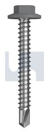METAL SDS FLANGED HEX HEAD CL4 BG MET FLG HX:12-14X 45 thumbnail 2