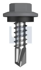 METAL SDS HEX HEAD + WASHER CL4 BG MET SEAL HX:12-14X 20 thumbnail 2
