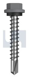 METAL SDS HEX HEAD + WASHER CL4 BG MET SEAL HX:14-10X 42 thumbnail 2