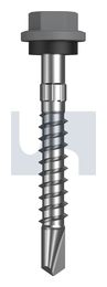 METAL SDS HEX HEAD + WASHER CL4 BG MET SEAL HX S:14-10X 50 thumbnail 2
