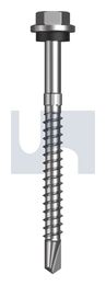 METAL SDS HEX HEAD + WASHER CL4 BG MET SEAL HX S:14-10X 75 thumbnail 2