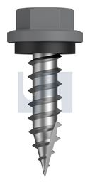 TYPE 17 HEX HEAD + WASHER CL4 BG T17 SEAL HX:14-10X 25 thumbnail 2