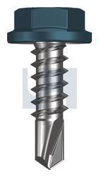 METAL SDS FLANGED HEX HEAD CL4 BR MET FLG HX:10-16X 16 thumbnail 2