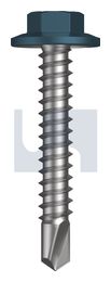 METAL SDS FLANGED HEX HEAD CL4 BR MET FLG HX:12-14X 35 thumbnail 2