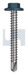 METAL SDS FLANGED HEX HEAD CL4 BR MET FLG HX:12-14X 45 thumbnail 2