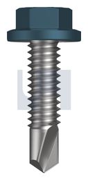 METAL SDS FLANGED HEX HEAD CL4 BR MET FLG HX:14-20X 25 thumbnail 2
