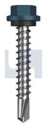 METAL SDS HEX HEAD + WASHER CL4 BR MET SEAL HX:14-10X 42 thumbnail 2