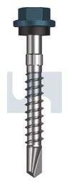 METAL SDS HEX HEAD + WASHER CL4 BR MET SEAL HX S:14-10X 50 thumbnail 2