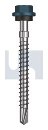 METAL SDS HEX HEAD + WASHER CL4 BR MET SEAL HX S:14-10X 65 thumbnail 2