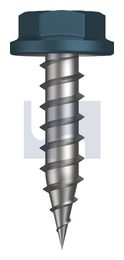 NEEDLE PT SDS FLANGED HEX CL4 BR NP FLG HX:10-12X 20 thumbnail 2