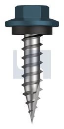 TYPE 17 HEX HEAD + WASHER CL4 BR T17 SEAL HX:12-11X 25 thumbnail 2