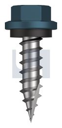 TYPE 17 HEX HEAD + WASHER CL4 BR T17 SEAL HX:14-10X 25 thumbnail 2