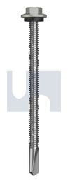 s500 SDS HEX HEAD + WASHER CL4 BU S500 SEAL HX:12-24X 85 thumbnail 2