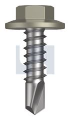 METAL SDS FLANGED HEX HEAD CL4 BU MET FLG HX:12-14X 20 thumbnail 2