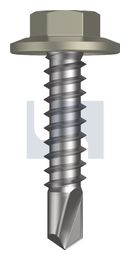 METAL SDS FLANGED HEX HEAD CL4 BU MET FLG HX:12-14X 25 thumbnail 2