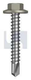 METAL SDS FLANGED HEX HEAD CL4 BU MET FLG HX:12-14X 35 thumbnail 2