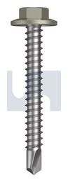 METAL SDS FLANGED HEX HEAD CL4 BU MET FLG HX:12-14X 45 thumbnail 2