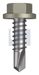 METAL SDS FLANGED HEX HEAD CL4 BU MET FLG HX:14-14X 22 thumbnail 2