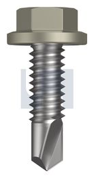 METAL SDS FLANGED HEX HEAD CL4 BU MET FLG HX:14-20X 22 thumbnail 2
