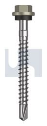 METAL SDS HEX HEAD + WASHER CL4 BU MET SEAL HX S:14-10X 65 thumbnail 2