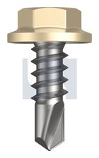 METAL SDS FLANGED HEX HEAD CL4 CC MET FLG HX: 8-18X 12 thumbnail 2