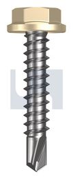 METAL SDS FLANGED HEX HEAD CL4 CC MET FLG HX:10-16X 25 thumbnail 2