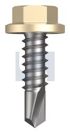 METAL SDS FLANGED HEX HEAD CL4 CC MET FLG HX:14-14X 22 thumbnail 2