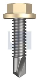 METAL SDS FLANGED HEX HEAD CL4 CC MET FLG HX:14-20X 25 thumbnail 2