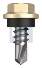 METAL SDS HEX HEAD + WASHER CL4 CC MET SEAL HX: 8-18X 12 thumbnail 2