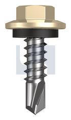 METAL SDS HEX HEAD + WASHER CL4 CC MET SEAL HX:12-14X 20 thumbnail 2