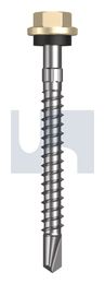 METAL SDS HEX HEAD + WASHER CL4 CC MET SEAL HX S:14-10X 65 thumbnail 2