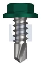 METAL SDS FLANGED HEX HEAD CL4 CG MET FLG HX: 8-18X 12 thumbnail 2