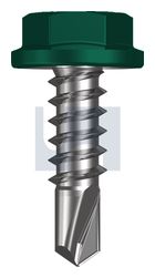 METAL SDS FLANGED HEX HEAD CL4 CG MET FLG HX:10-16X 16 thumbnail 2