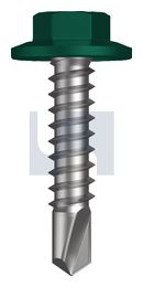 METAL SDS FLANGED HEX HEAD CL4 CG MET FLG HX:12-14X 25 thumbnail 2