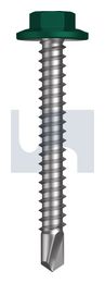 METAL SDS FLANGED HEX HEAD CL4 CG MET FLG HX:12-14X 45 thumbnail 2