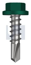 METAL SDS FLANGED HEX HEAD CL4 CG MET FLG HX:14-10X 25 thumbnail 2