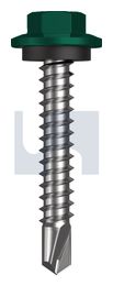 METAL SDS HEX HEAD + WASHER CL4 CG MET SEAL HX:12-14X 35 thumbnail 2