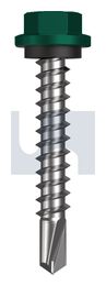 METAL SDS HEX HEAD + WASHER CL4 CG MET SEAL HX:14-10X 42 thumbnail 2